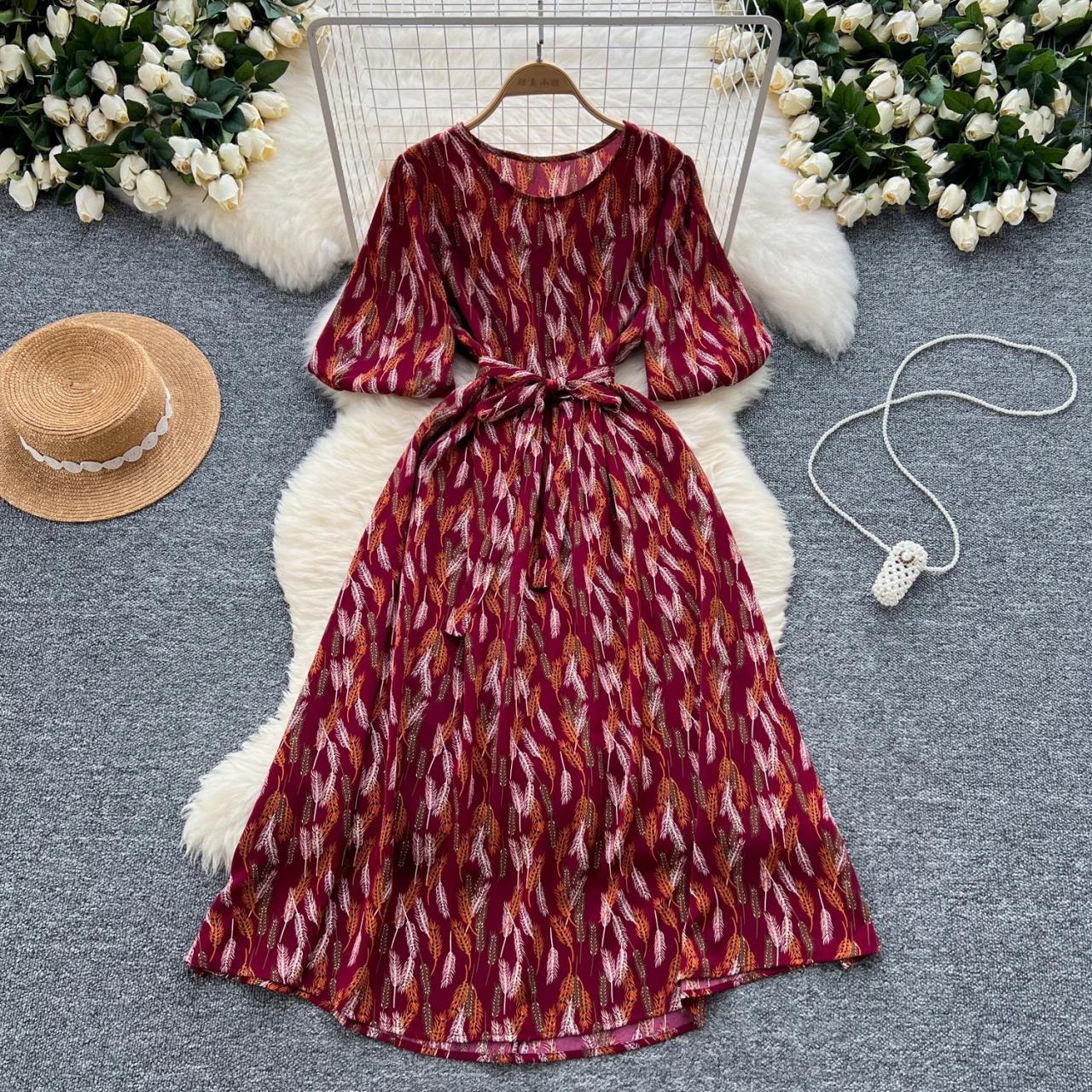 knee length dresses for ladies Autumn Maxi Small