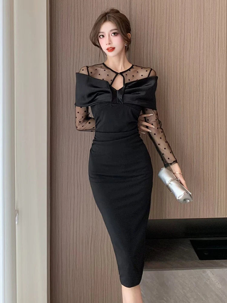 bodycon bodysuit dress Countess Bodysuit Gown | Disturbia main image 0
