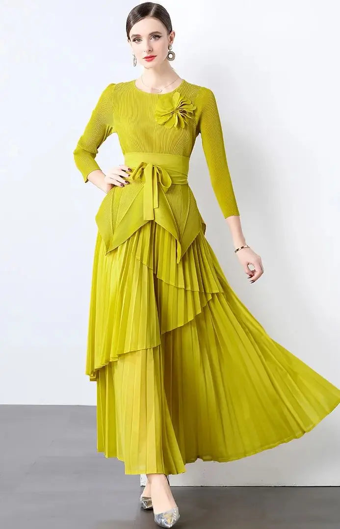 lime green pleated dress Primrose 18th Century Shoes (Green/Ivory) 12