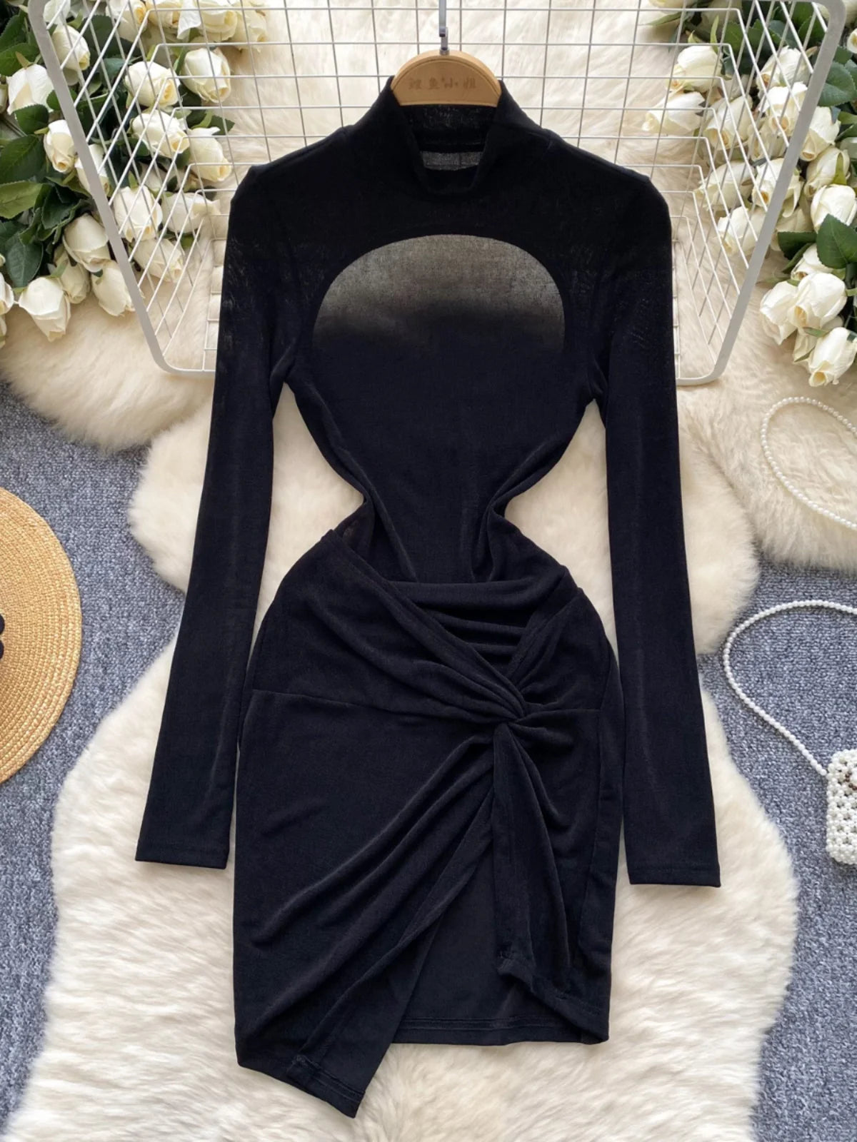 black cutout bodycon dress HIGH QUALITY BLACK STRAPLESS DRAMATIC CUTOUT BODYCON DRESS, SIZE-10,  Kshs-2650, . , ., ., . , ., ., ., ., ., ., ., #thriftedfashion  #thriftedbysally #thriftedstyle #thriftstorefinds #thriftstore