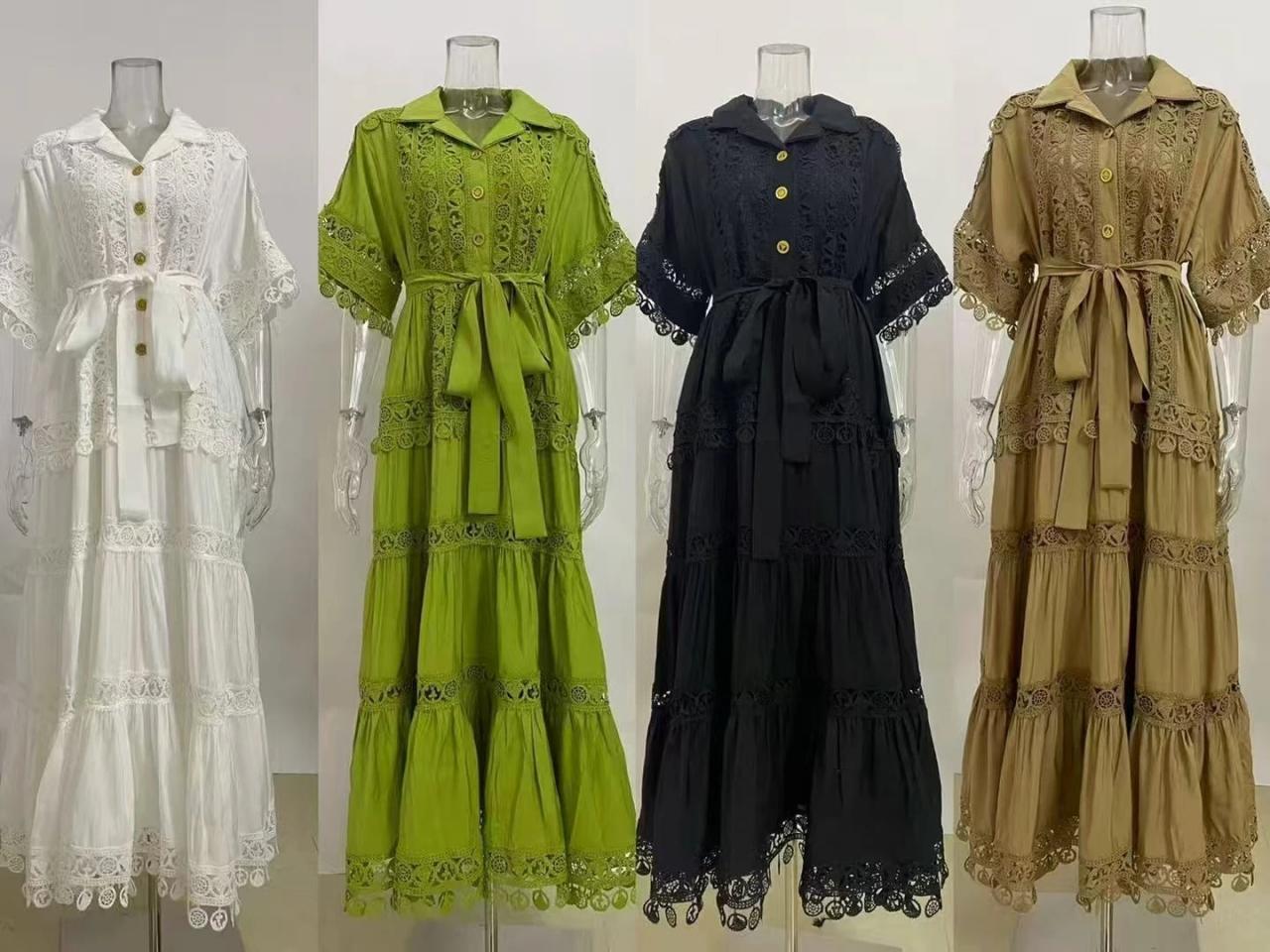chinese dress ladies Amazon.com: Happy Sailed Women's Button Down Floral Lace Maxi Dress V Neck  Boho Flowy Dresses Sky Blue Small : Clothing, Shoes & Jewelry main image 0